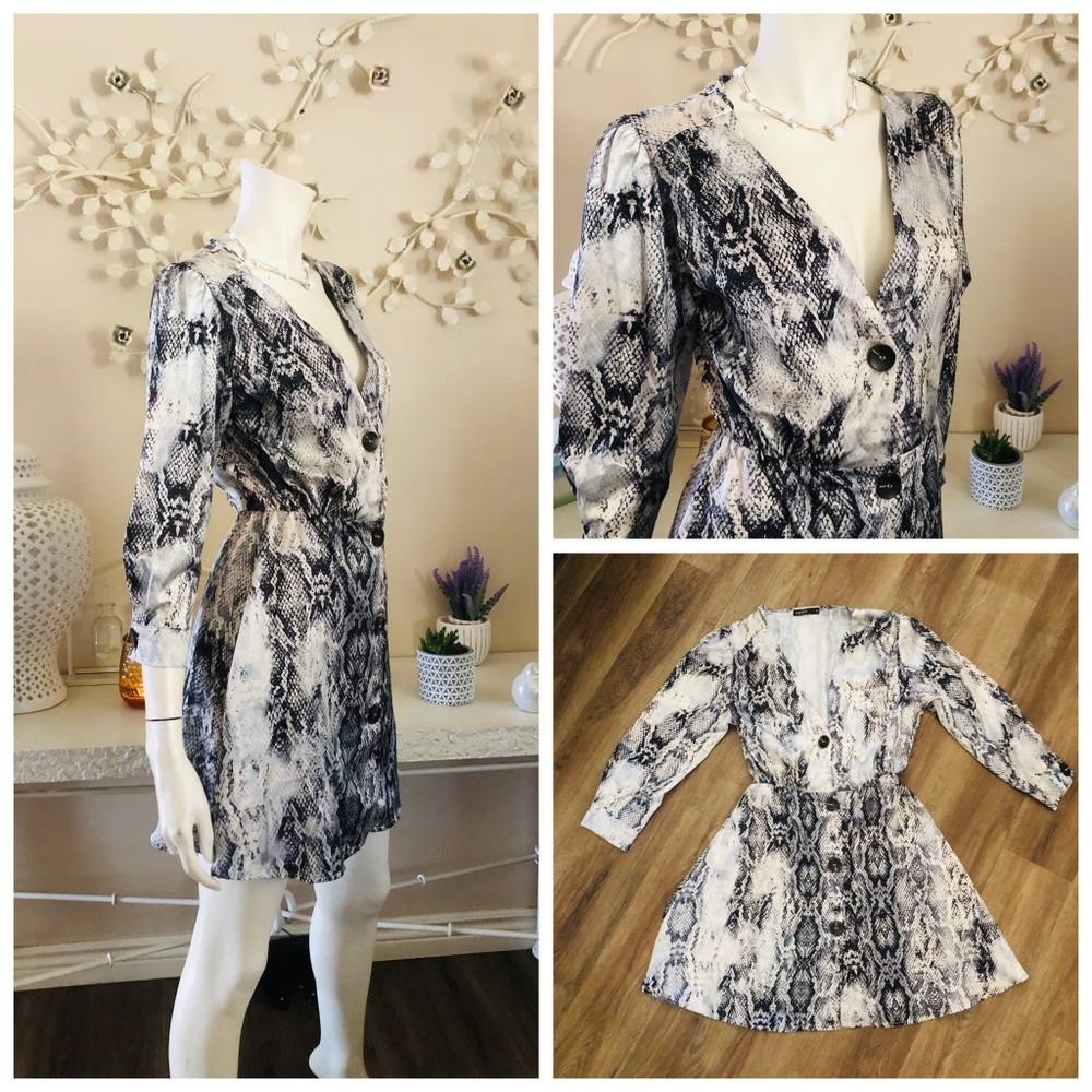 YMHY Mini Long Sleeve Dress